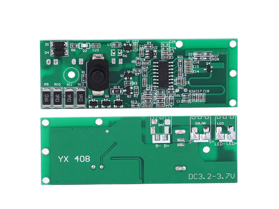 2026-as-módulo Controlador De Lámpara Solar Con Radar Inductor Y Interruptor 3.2v/3.7v Placa De Circuito