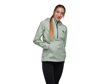 Casacos BLACK DIAMOND Jaqueta Stormline Stretch Anorak Verde M Mulher