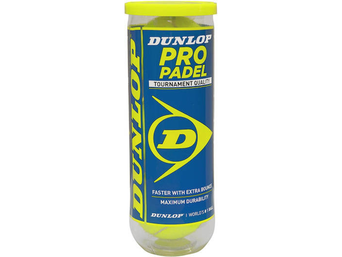 Pelota de Pádel DUNLOP Pro de Pádel (3Un)