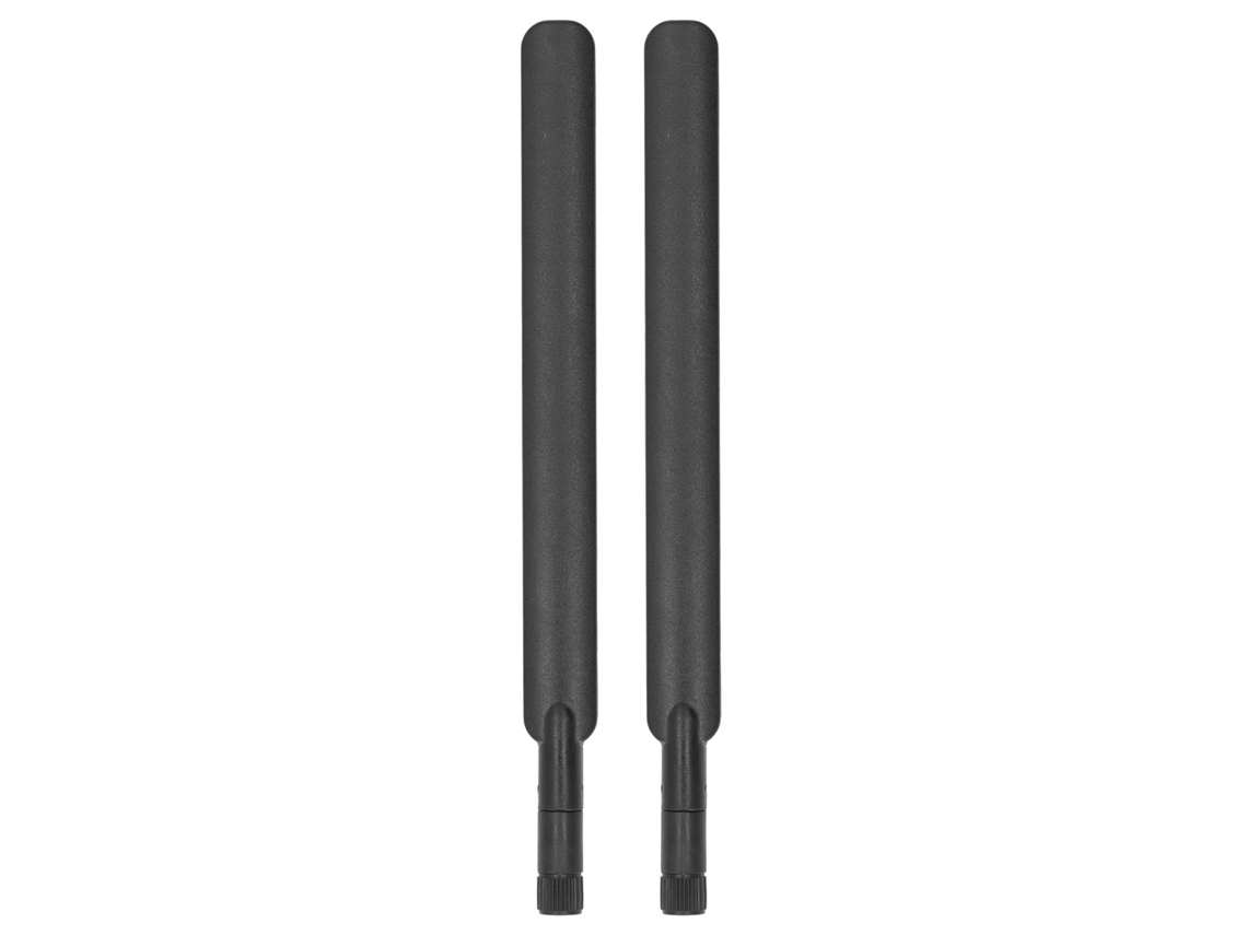 2 Antenas Omnidireccionales 4g Lte De Alta Ganancia Con Conector Sma Macho, Plegables, Para Transmisión De Datos, Color Negro.