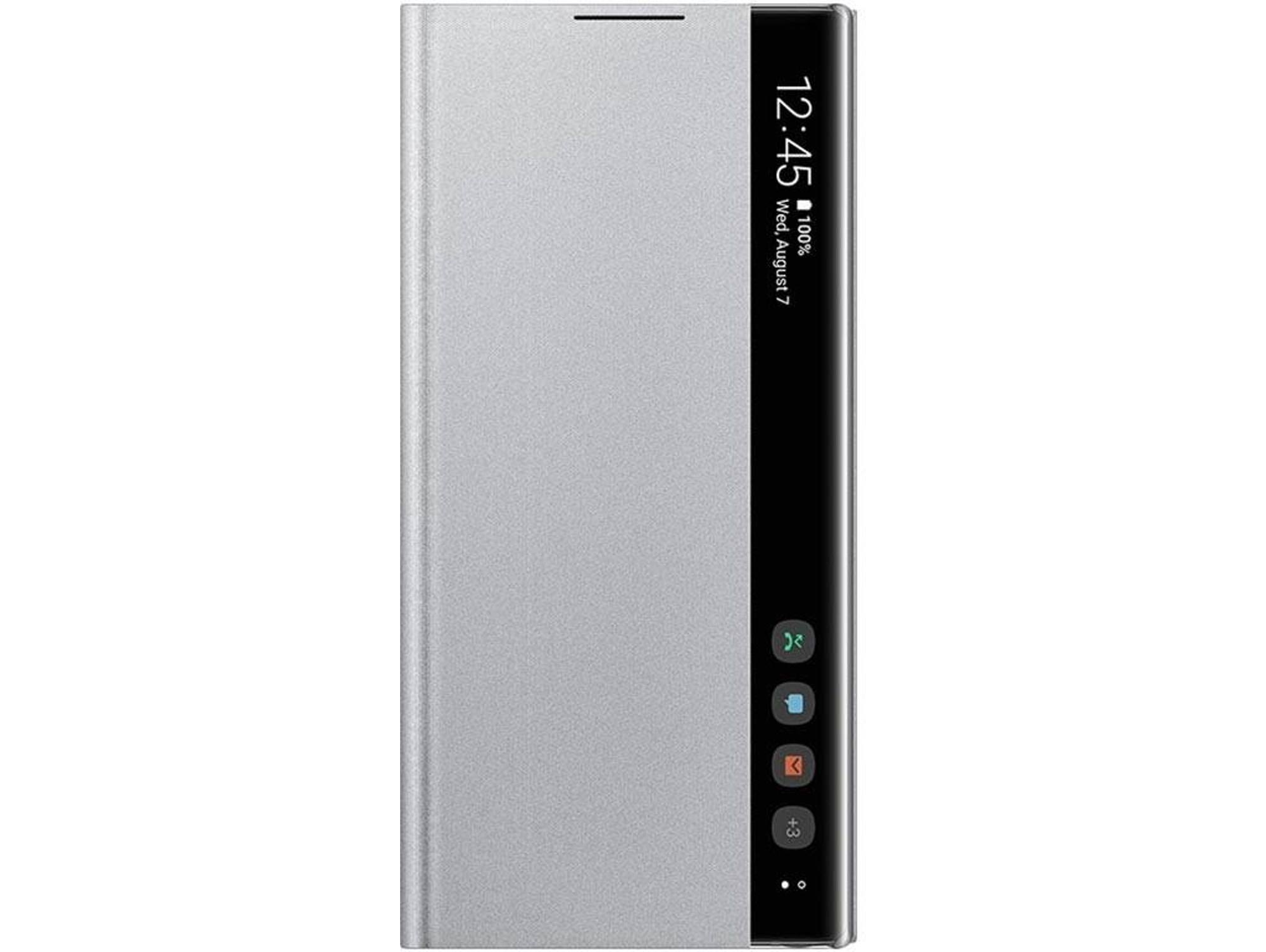 Funda SAMSUNG Galaxy Note 10 Clear View Plateado