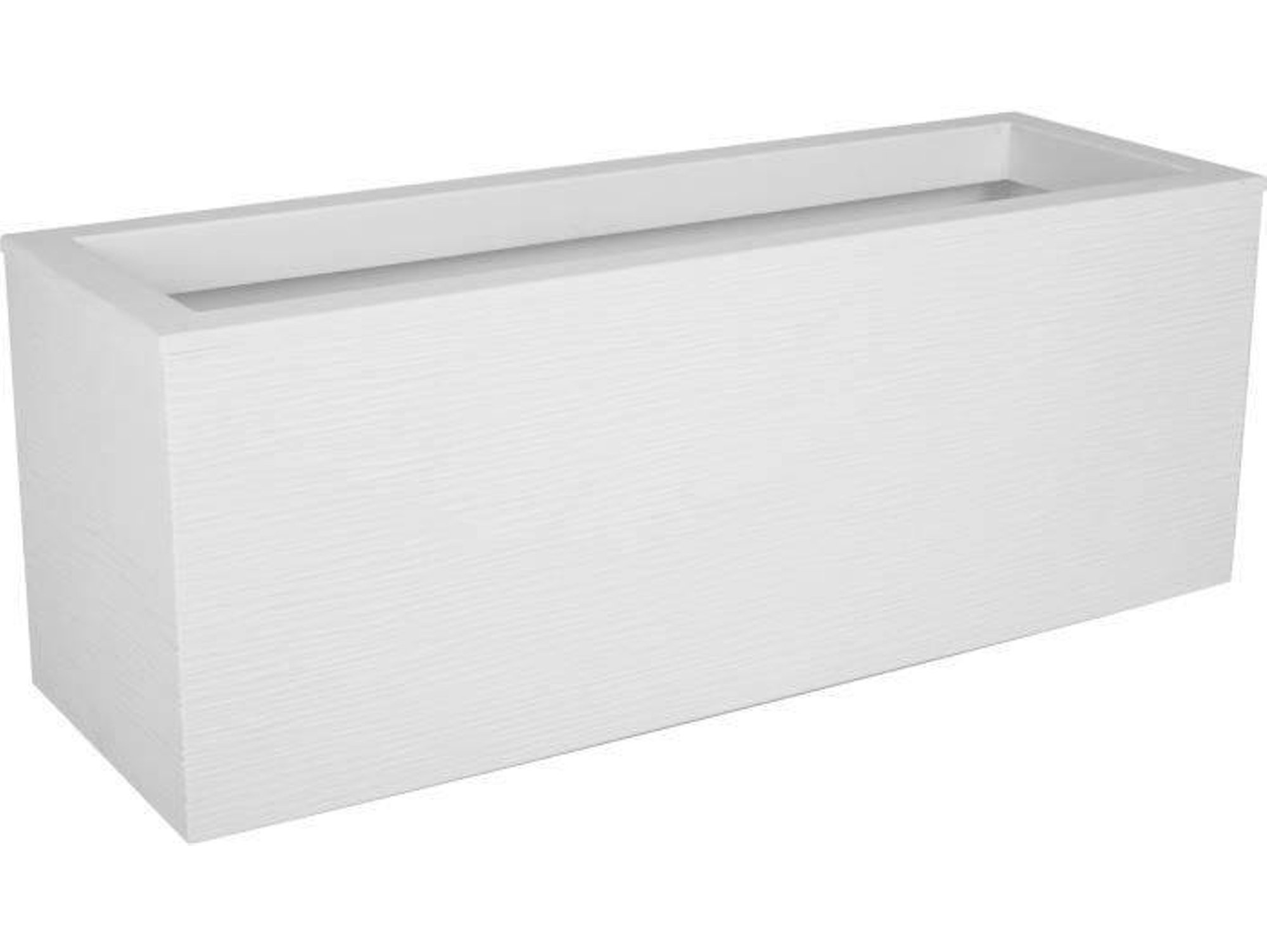 Jardinera EDA Graphit Up Blanco (59 x 19,5 x 22,8 cm; 25 L)