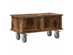 Mueble de TV de roble ahumado 68,5 x 35 x 35 cm MAISON EXCLUSIVE