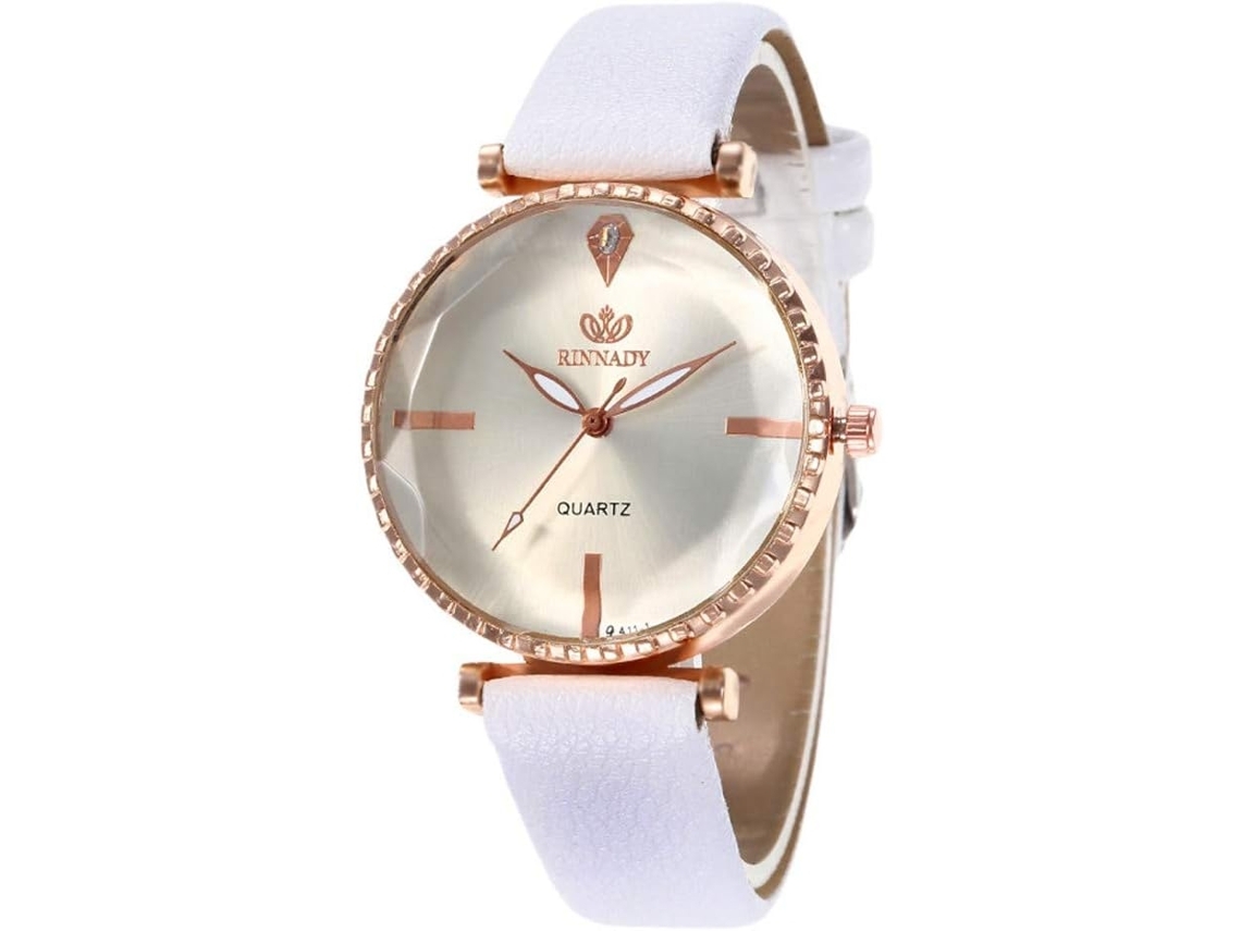 Nuevo Reloj de pulsera de cuarzo con diamantes de imitación de cristal para mujer