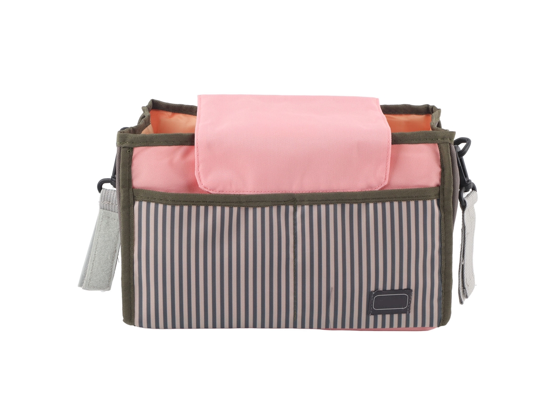 Bolso Cambiador Multifuncional Para Mamás Con Gran Capacidad Para Bebés, Color Rosa.