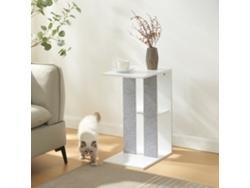 Mesa auxiliar para mascotas LJUNGBY 58x40x30 cm - Blanco [EN.CASA]