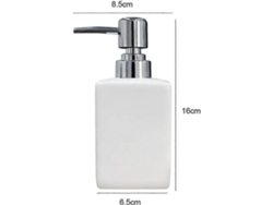 Dispensador de jabón cuadrado Rosewell de 320 ml para cocina y baño