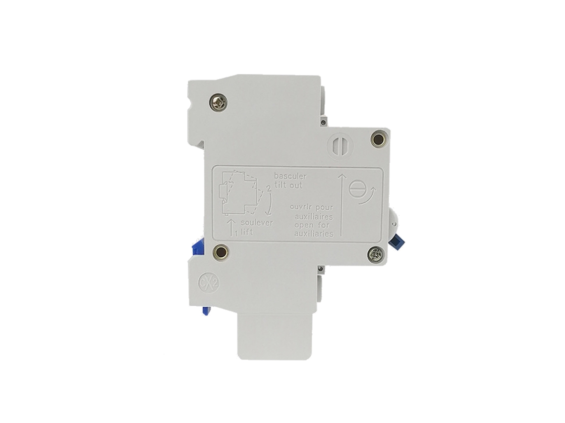 Disyuntor diferencial de 2 polos, 30 mA, 400 V, protector contra fugas DZ47LE-63 para carril DIN