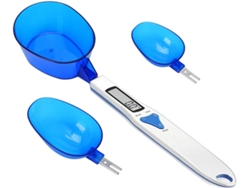 Balanza De Cocina Digital De 500 G/0,1 G Con 3 Cucharas Medidoras, Pantalla Lcd, Para Líquidos/alimentos Secos.