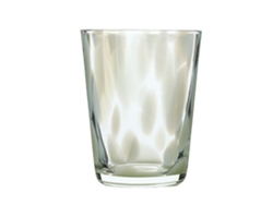 Taza de agua de cristal con lunares de 350 ml, vaso de cristal de colores, taza de café con leche JEIIBRZUI