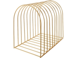 Organizador De Escritorio Semicircular De Hierro Dorado, Estante Metálico Grande Para La Organización De La Oficina.
