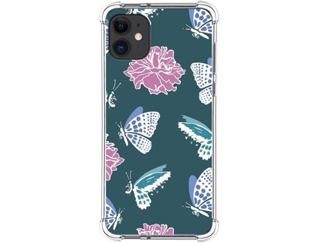 Carcasa iPhone 11 (6.1) TUMUNDOSMARTPHONE Dibujos Antigolpes Flores 10 Multicolor