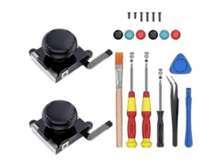 Kit De Reparación De Joysticks Joy-con Para Nintendo Switch, Incluye 2 Joysticks Analógicos Y Herramientas Compatibles.