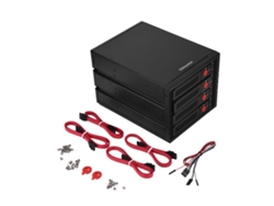 Base De Gabinete De Disco Duro Externo Con Puerto Serie Oimaster Dual Disc, Compatible Con Sata/sas, Con Cuatro Bahías Integradas Y Disipación Térmica