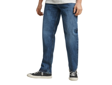 Pantalones Vaqueros para Hombre SUPERDRY (30x32 - Negro)