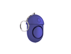Alarma Personal De 125-130 Db, Linterna Led De Emergencia Para Autodefensa, Llavero Azul