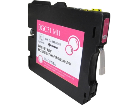 Cartucho para ricoh gc31m Magenta Tinta de Pigmento 405690