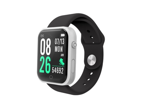 Smartwatch CO-PHÉNIX D20L Bluetooth Impermeable Argenta y Negro