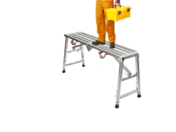 Plataforma de trabajo, altura regulable, diseño plegable, 120x30cm