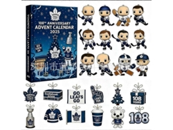 Calendario De Cuenta Regresiva Del 108.º Aniversario De Los Toronto Maple Leafs, Caja Sorpresa De Navidad De 2025