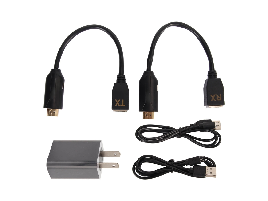 Extensor de interface multimídia Full HD 1080p sobre Cat5e Cat6 até 60m, transmissor e receptor, plugue RJ45, EUA 100-240V