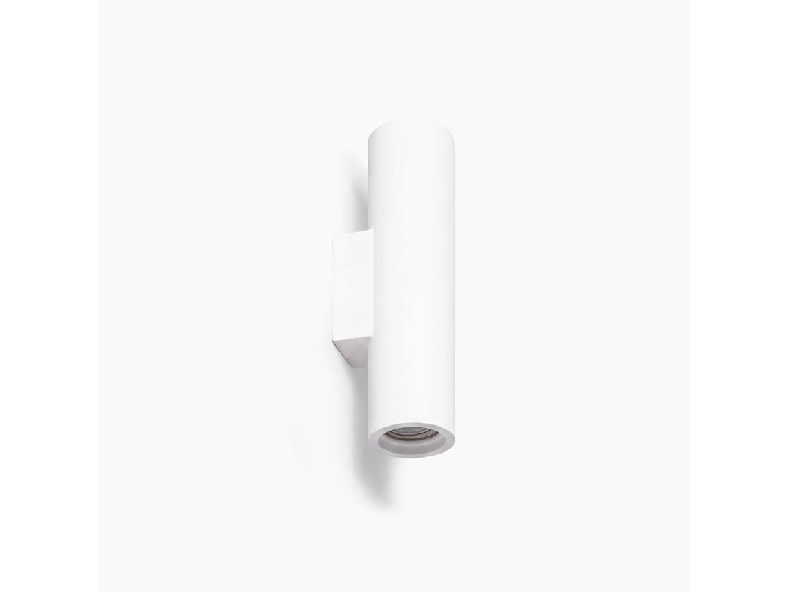 LEDKIA Aplique de Pared Yeso Iluminación Doble Cara Alejandrita Blanco