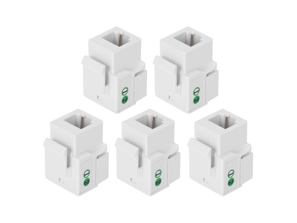 Módulo De Voz Telefónica Rj11 Cat 3 De 1 Puerto Con Cubierta Antipolvo Para Cableado De Red.