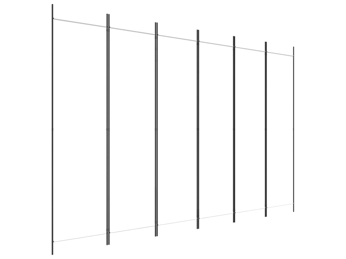 Biombo VIDAXL Blanco Tela (300x200 cm)