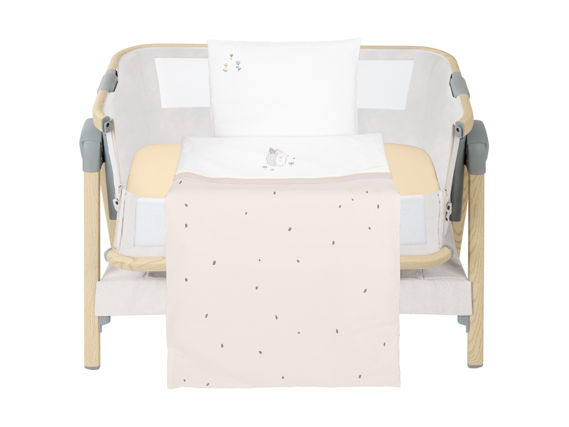 Juego de ropa de cama para cuna Kikkaboo de 5 piezas Hedge Hugs
