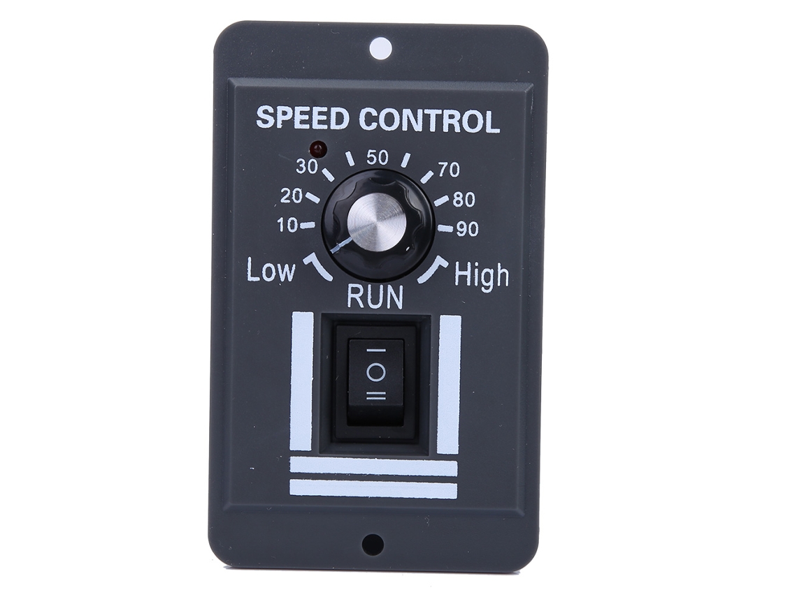 Controlador De Velocidad Ajustable Para Motor De Cc En Sentido Horario/antihorario, 12v-60v 10a Con Interruptor.