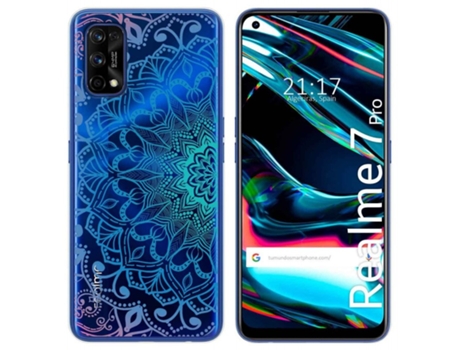 Carcasa Realme 7 Pro TUMUNDOSMARTPHONE Dibujos Transparente Multicolor