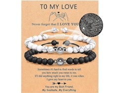 2026-pulseras De Pareja 100 Idiomas Te Quiero Regalos De Amor Para Cumpleaños Aniversario San Valentín Navidad