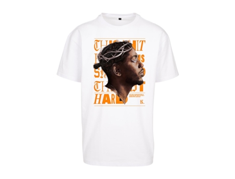 Camiseta para Unisexo MISTER TEE (L - Algodón - Blanco)