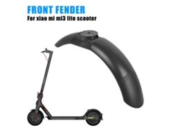Accesorios Fwinl para patinete eléctrico Xiaomi Mi3 Lite y Mi4 Lite: guardabarros delantero negro.