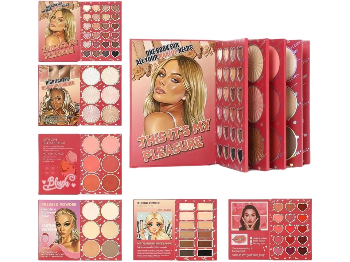 Kit De Maquillaje Pour Débutants,portátil Shimmer À Longue Durée - Mujers Fard A Paupières Y