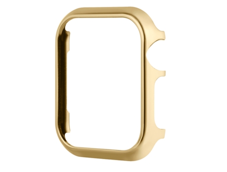 Apple Watch Series 3, 2 y 1, 42 mm, funda protectora para reloj hueco con espejo (dorado)