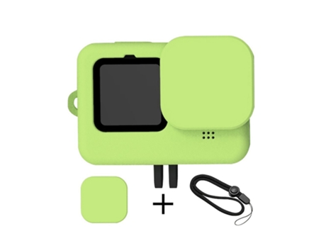 Carcasa para Go Pro Hero 9 Black Silicona Liquida Verde