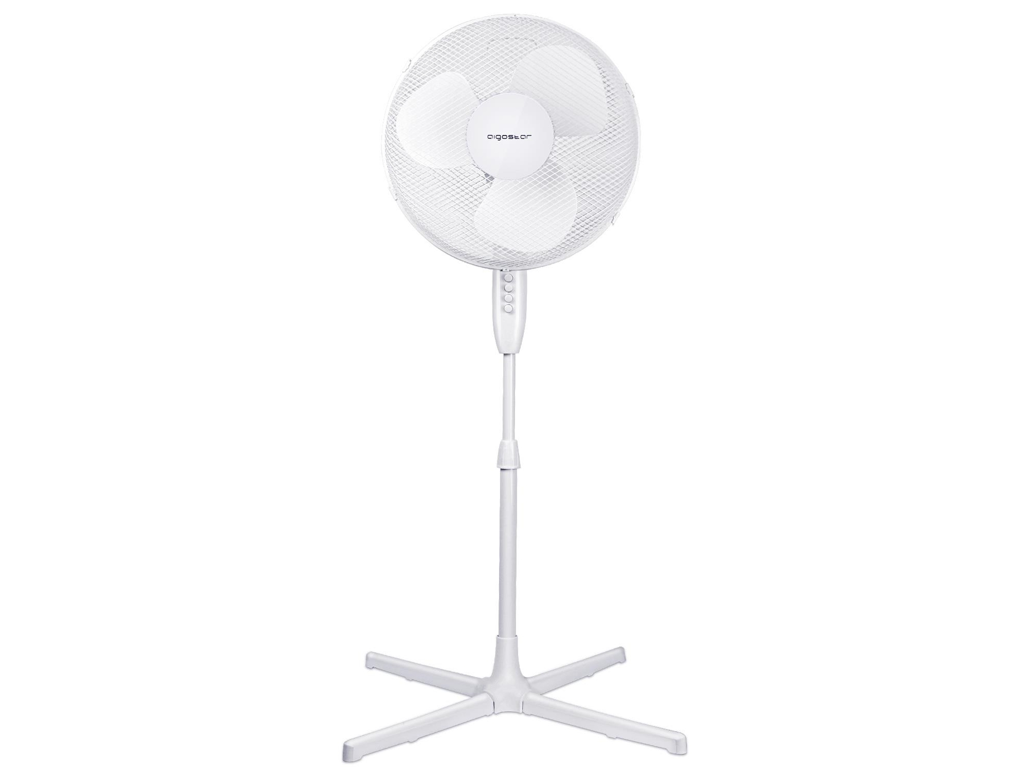 Ventilador de Pie AIGOSTAR Daisy33JTP (3 velocidades - Diámetro 45 cm)