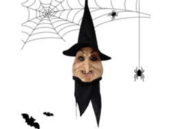 Decoraciones de brujas para Halloween, accesorio de disfraz con luces intermitentes, accesorios de fotografía Gokoco