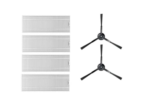 6pcs filtro aspirador de pó robô hepa para qihoo 360 x100 robótico