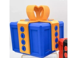 Caja de regalo 3D con tornillos, caja de regalo con almacenamiento giratorio Rosewell