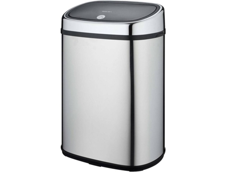 Cubo de Basura KITCHEN MOVE (Gris - Acero Inoxidable - 50 L)