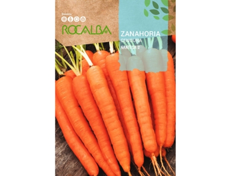 ROCALBA Nantesa Sementes de Cenoura 2 25 Gr Pacote 5 Envelopes