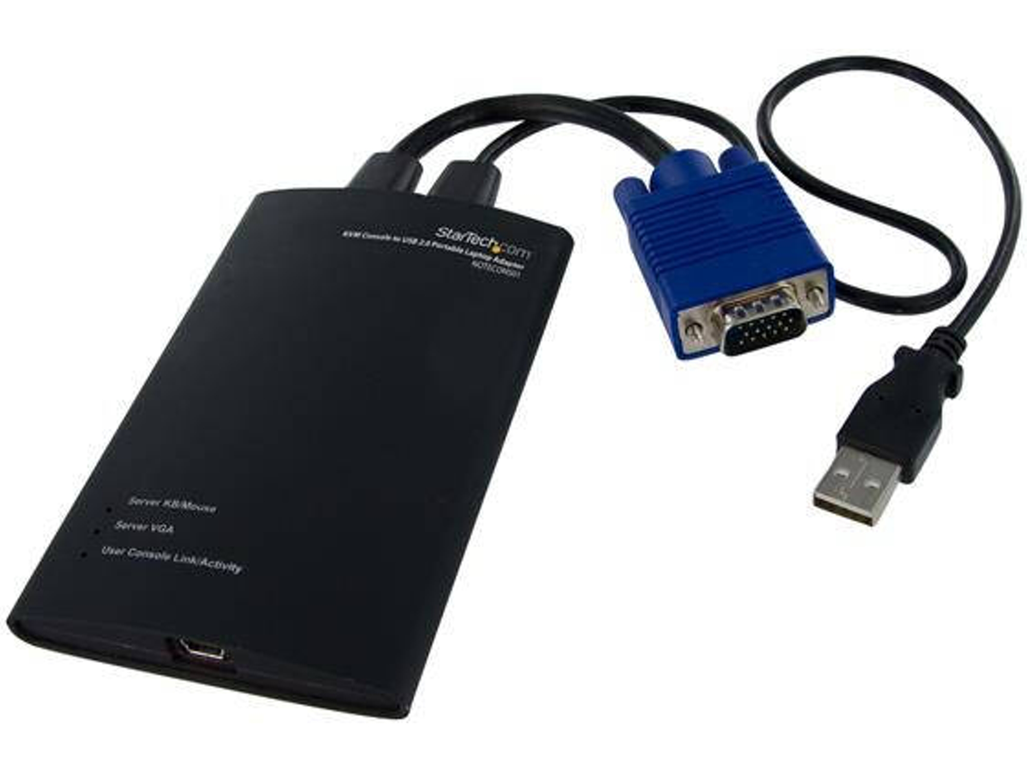 Cable KVM STARTECH (KVM - KVM - Negro)