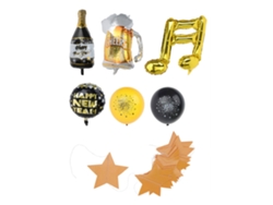 Set de decoración para fiesta de Año Nuevo con 20 piezas