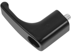 Gancho Aluminio Negro Colgar Casco Bicicleta Frontal Taladro Patinete Eléctrico Motocicleta Soporte Robusto