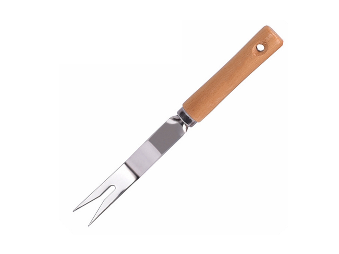 Tenedor Manual Para Eliminar Hierbas, Con Púas Largas, De Acero Inoxidable Y Mango Ergonómico.