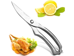 Tijeras De Cocina Multifuncionales De Acero Inoxidable, Afiladas Profesionales Para Cortar Pollo, Pescado, Carne, Huesos Y Verduras