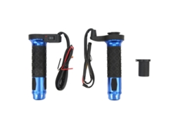 Puños Calefactables Ajustables De 12 V Para Motocicleta Con Enlace De Aluminio Para Atv - Azul