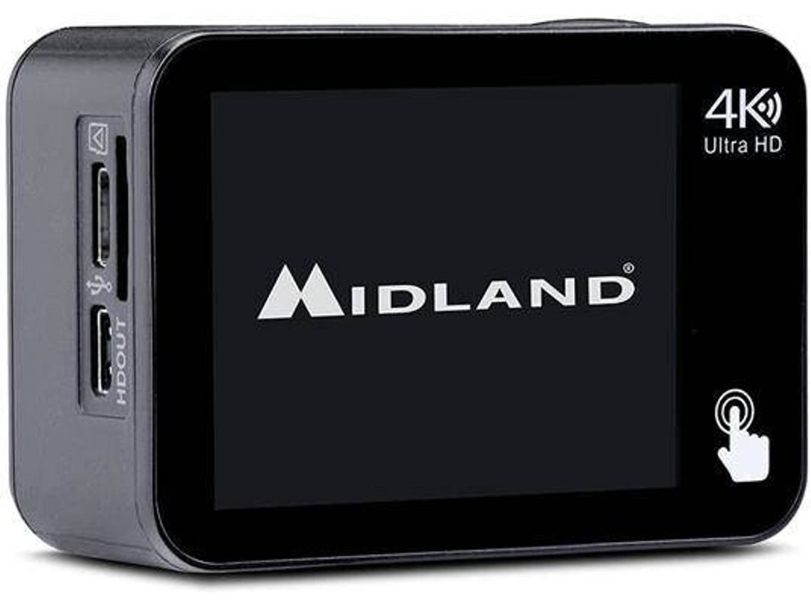 Action Cam MIDLAND H9 Pro (4K Ultra HD 20 MP WiFi y Bluetooth